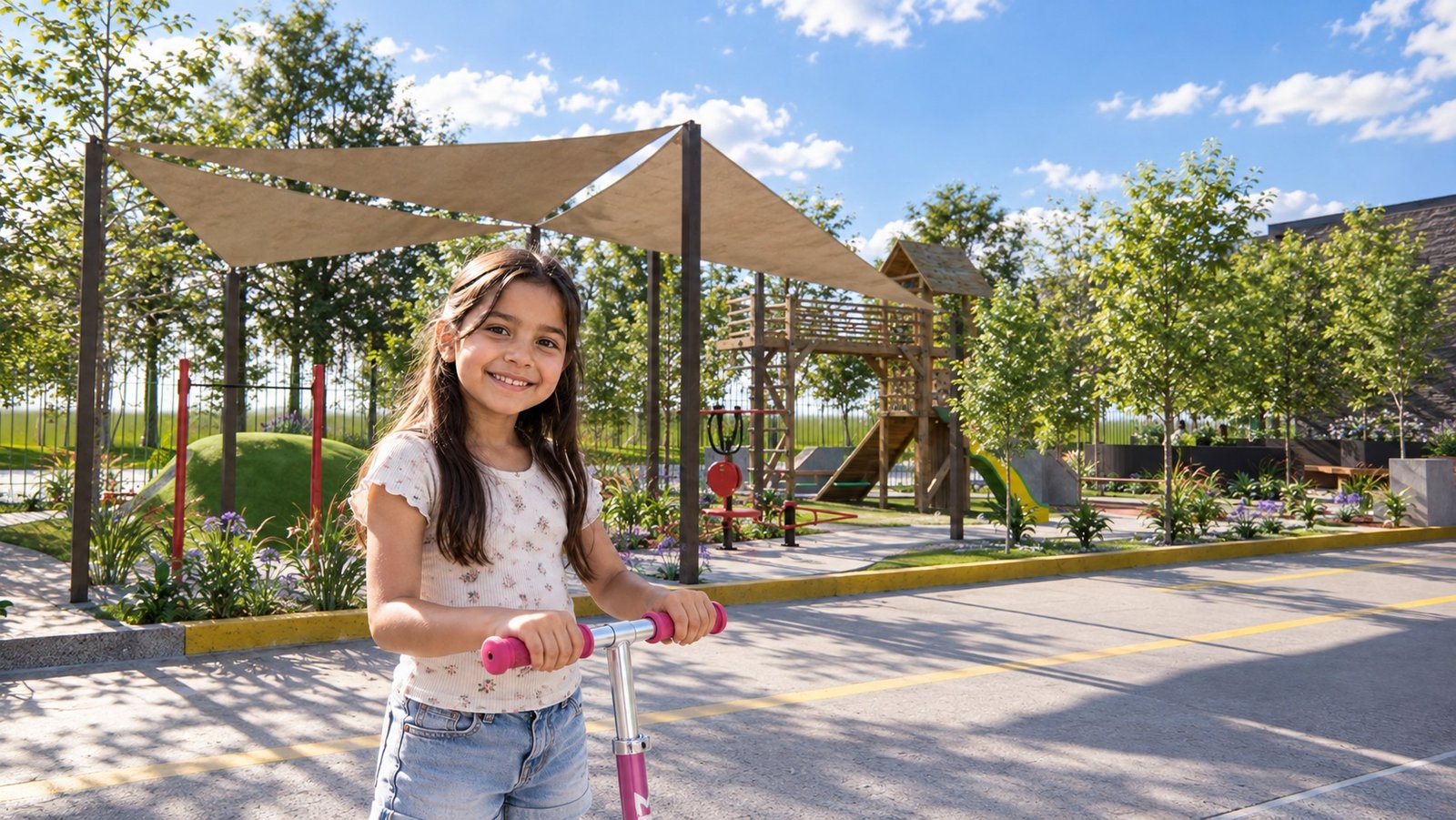 Andadores del parque urbano